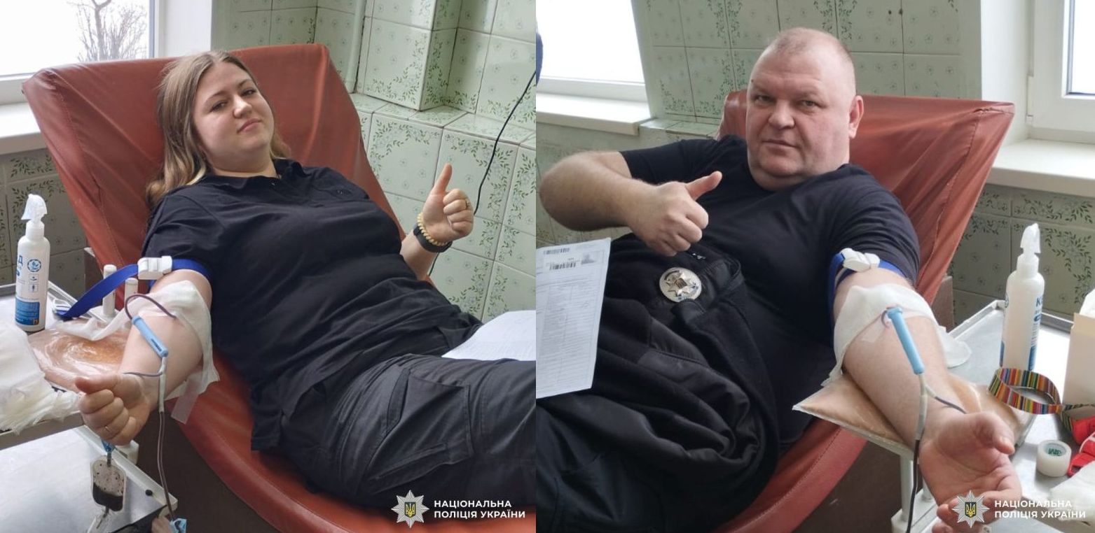 Харківські поліцейські активно підтримують донорський рух