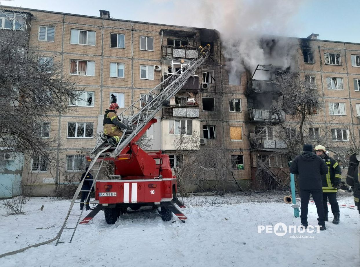 Внаслідок обстрілів Харкова та області спалахнуло шість пожеж