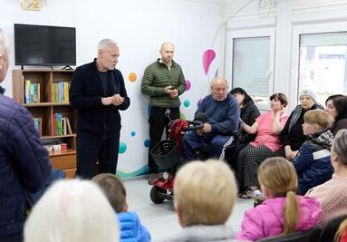 Ігор Терехов зустрівся з переселенцями у Львові