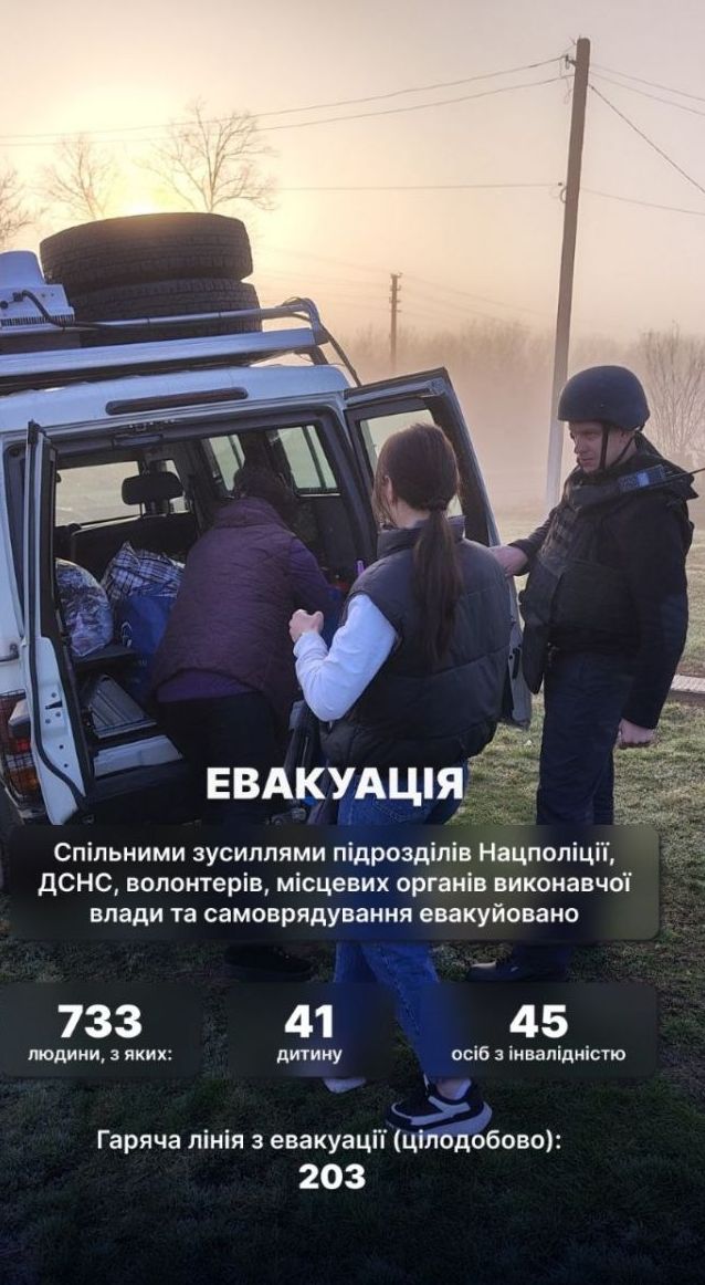 Евакуація з небезпечних районів Харківщини: понад 700 осіб за тиждень