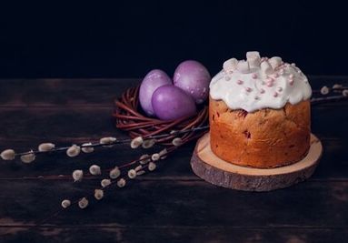 Легкий великодній куліч без борошна